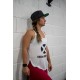 Training tank white BRUSH for women | VERY BAD WOD