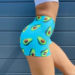 Training short multicolor HOLY GUACAMOLE for women | VOXY