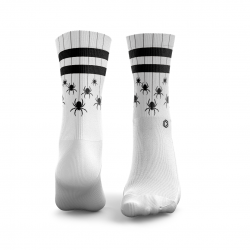 Chaussettes blanches HANGING SPIDERS| HEXXEE SOCKS