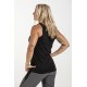 Training tank black REST DAY for women | THUNDERNOISE