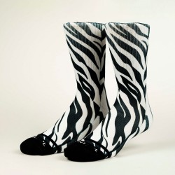 Chaussettes blanches WHITE TIGER| WODABLE