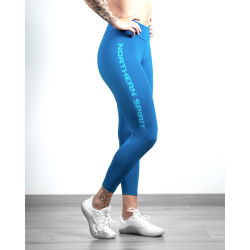Training legging 7/8 blue POLARIS for women | NORTHERN SPIRIT