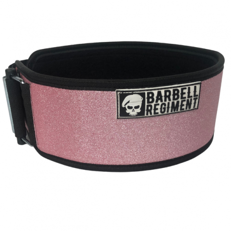 Ceinture de force rose PRINCESS personnalisable | BARBELL REGIMENT