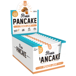 Pack de 12 Pancakes fourrés protéinés à la pêche PEACH JAM | NANO SUPPS