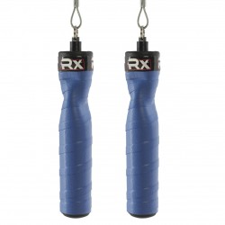 Poignées de corde à sauter bleues BIONIC BLUE | RX SMART GEAR