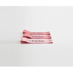 Pack de 3 bandes de résistance roses en tissu | PICSIL