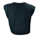 WOMEN'S CUT OFF SLEEVELESS CROP T black for women | SAVAGE BARBELL