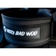 Ceinture de force noire personnalisable | VERY BAD WOD