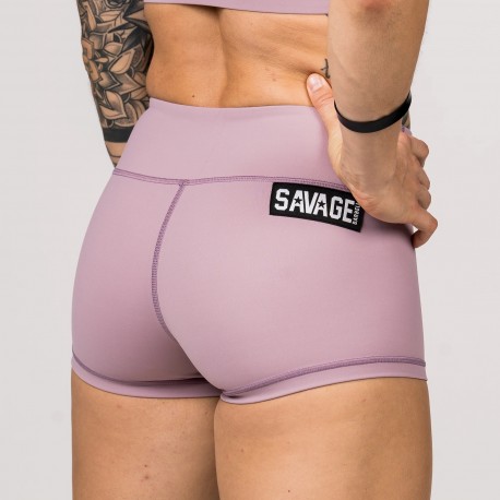 Training short purple DUSK for women | SAVAGE BARBELL