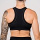 Training bra black LASER BACK for women | SAVAGE BARBELL
