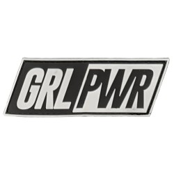 Patch PVC velcro GRL PWR noir | SAVAGE BARBELL