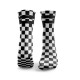 Chaussettes multicolores CHECKERBOARD 2 STRIPES| HEXXEE SOCKS