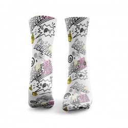 Chaussettes blanches F BURPEES | HEXXEE SOCKS
