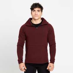 Sweatshirt à capuche homme rouge DRY-TECH PREMIUM | PICSIL