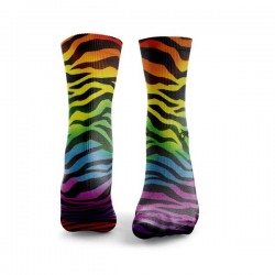 Chaussettes multicolores TIGER PRIDE | HEXXEE SOCKS