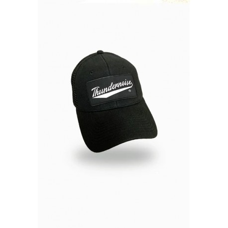 Casquette noire TRUCKER THUNDER SWOOSH | THUNDERNOISE