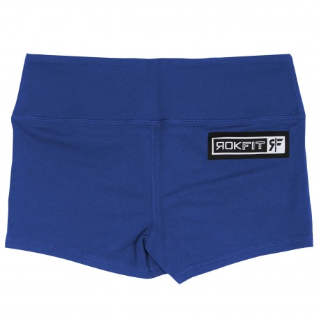 Short ROKFIT Femme taille haute bleu NUIT