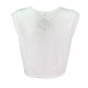 WOMEN'S CUT OFF SLEEVELESS CROP T black for women | SAVAGE BARBELL