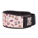 RAINBOW COOKIE ATTITUDE Weightlifting Belt soft pink | BARBELL REGIMENT