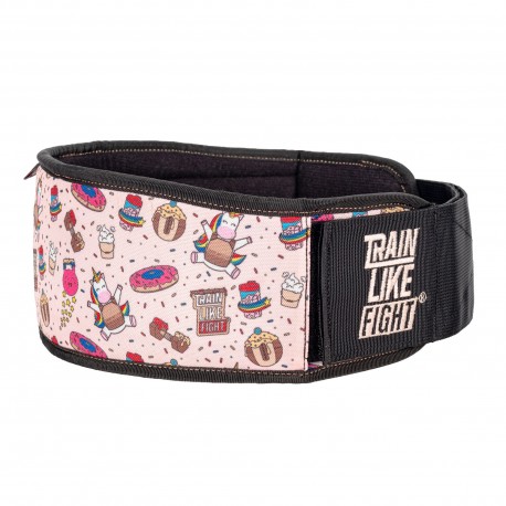 Ceinture de force RAINBOW COOKIE ATTITUDE rose clair | TRAIN LIKE FIGHT