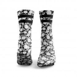 Chaussettes blanches TOMB OF SKULLS| HEXXEE SOCKS