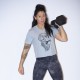 Training crop t shirt vintage blue GORILLA OPS for women | VERY BAD WOD x ALREADY10