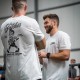 White unisexe T-Shirt THE BUTCHER | BARBELL REGIMENT
