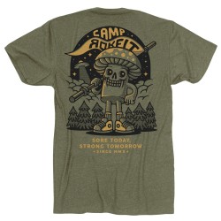 T-Shirt Homme vert CAMP ROKFIT| ROKFIT