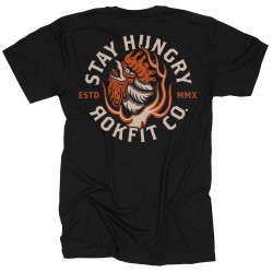 Men's black T-Shirt STAY HUNGRY | ROKFIT
