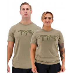 Unisex 301 Olive/Ivy T-shirt BIG OUTLINE LOGO  | TYR