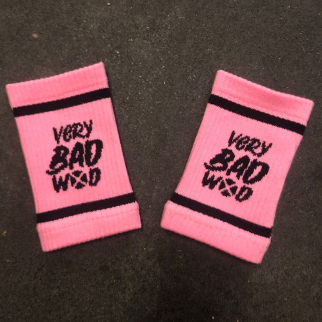 Bandes de poignet absorbantes - SWEATBANDS rose clair| VERY BAD WOD