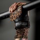 Maniques sans trous TRAIN LIKE FIGHT modèlenICON LEOPARD ANIMAL PRINT