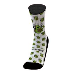 Chaussettes RUDE AVOCADO EXCLUSIVE TD WHITE| LITHE APPAREL