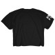 T-shirt femme Crop LOTUS noir | ROKFIT