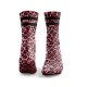 Chaussettes multicolores LEOPARD PRINT rose 2 STRIPES| HEXXEE SOCKS