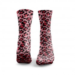 Multicolor workout LEOPARD PRINT pink socks – HEXXEE SOCKS