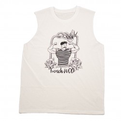 Muscle Tank homme blanc FRENCH WOD | VERY BAD WOD