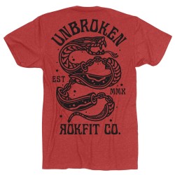 T-Shirt ROKFIT rouge UNBROKEN