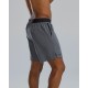 Men's grey short UNBROKEN UNLINED 7" 255 Charcoal Heather BIG LOGO | TYR