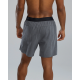 Men's grey short UNBROKEN UNLINED 7" 255 Charcoal Heather BIG LOGO | TYR