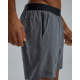 Men's grey short UNBROKEN UNLINED 7" 255 Charcoal Heather BIG LOGO | TYR