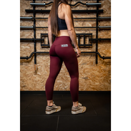 Legging Femme THE OLY rouge profond| BARBELL REGIMENT