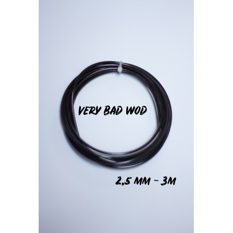 Black cable 2.5 mm - 3 m | VERY BAD WOD