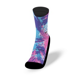 Multicolor workout socks THE CLOUD TIE DYE | LITHE APPAREL