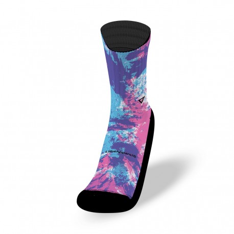 Chaussettes THE CLOUD TIE DYE multicolores| LITHE APPAREL