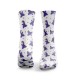 White workout socks BABY S DINO purple I HEXXEE SOCKS