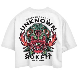 T-shirt femme Crop oversize PREPARE FOR THE UNKNOWN | ROKFIT