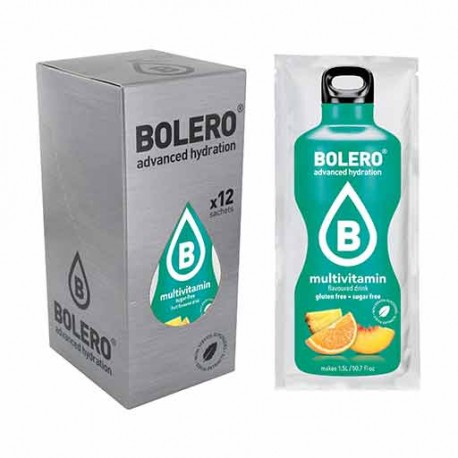 Pack of 12 x Moisturizing sports drink with MULTI VITAMIN flavor | BOLERO