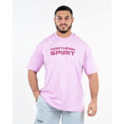 T-shirt unisexe NORTHERN SPIRIT oversize NS SMURF ROSE LAVANDE 