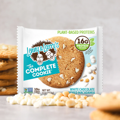 Cookies protéiné Chocolat blanc macadamia | LENNY AND LARRY'S